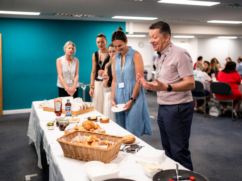 The heat was on…and so was the networking